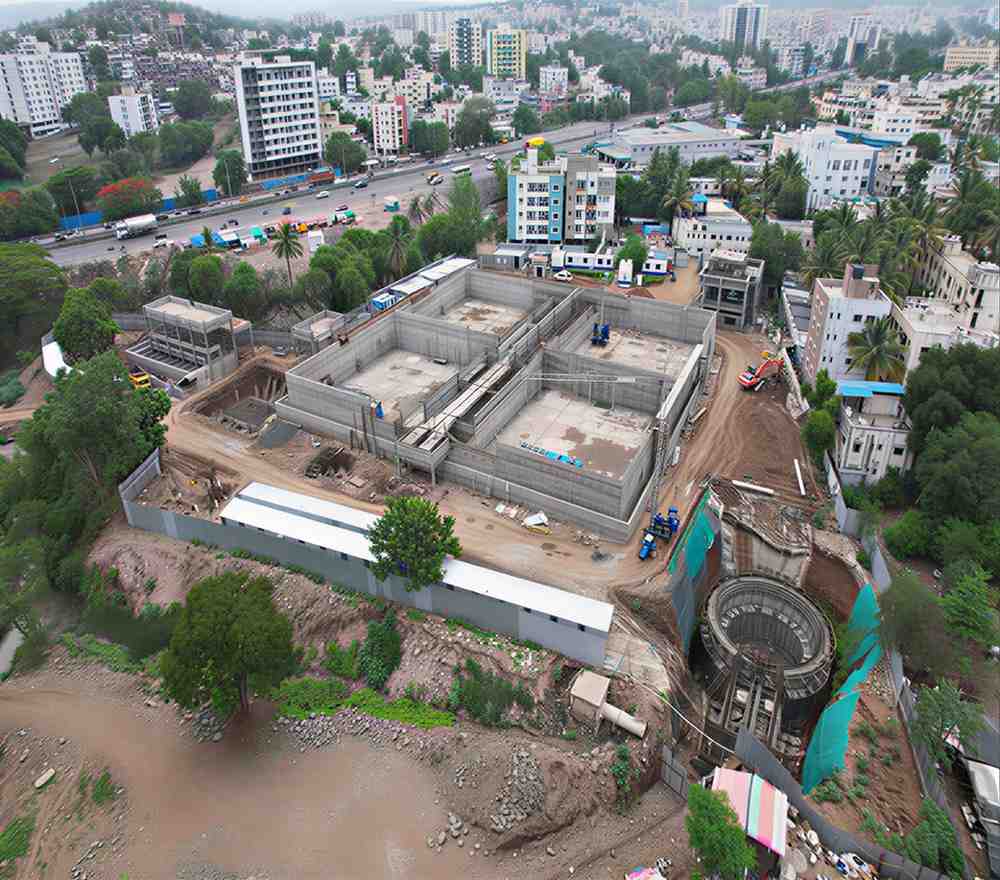 28 MLD Sewage Treatment Plant at Warje